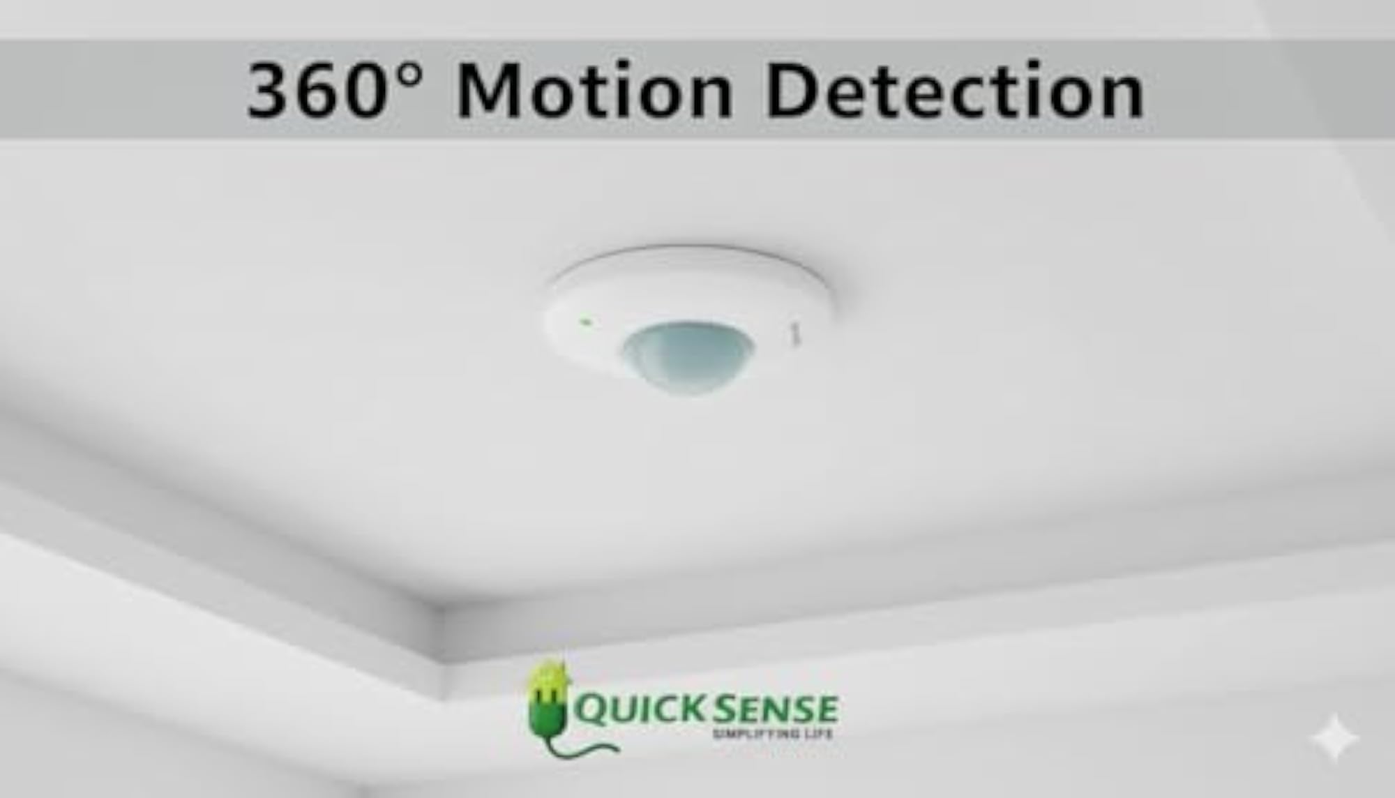 QS-07 Ceiling PIR Motion Sensor Switch 360 Detection